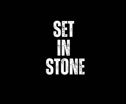 Set In Stone